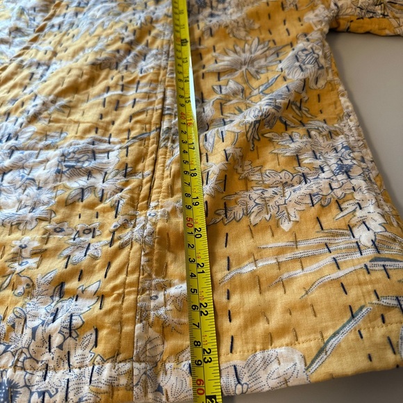 Handmade Kantha Quilted Kimono Jacket Made From Upcycled Cotton Saris | One Size - Picture 8 of 8